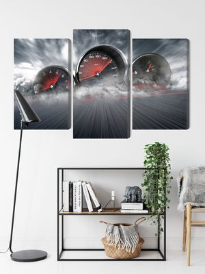 Ljuddämpande tavla - High speed car counters