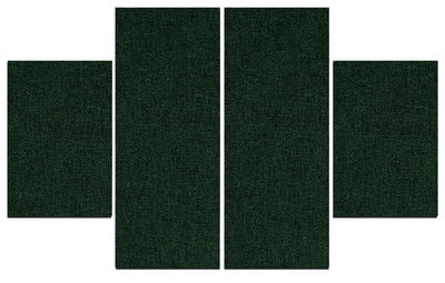 Ljudabsorbent till vägg - Wall 4-parts one