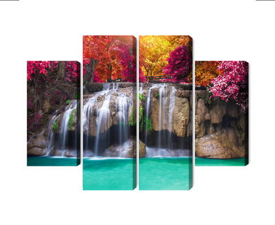 Ljuddämpande tavla - A waterfall in the deep