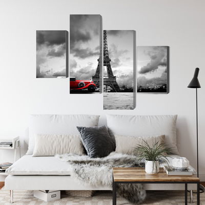 Ljuddämpande tavla - Black and white view