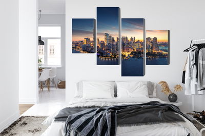 Ljuddämpande tavla - New York city panorama