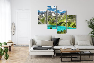 Ljuddämpande tavla - Crystalline lake