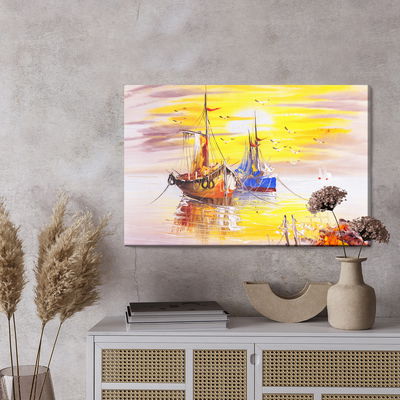 Ljuddämpande tavla - Venetian ships