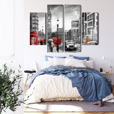 Ljuddämpande tavla - London street view