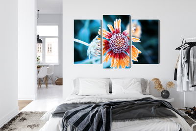 Ljuddämpande tavla - Rudbeckia flowers covered