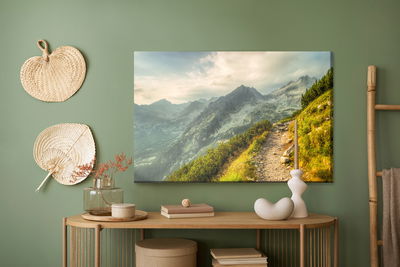 Ljuddämpande tavla - The path in the mountains