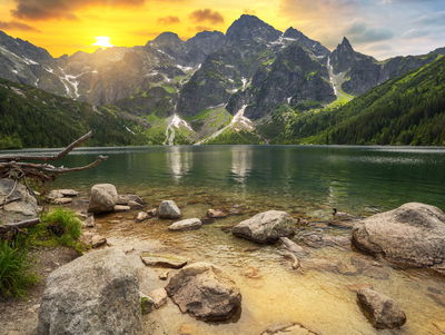 Ljuddämpande tavla - Morskie oko in tatra