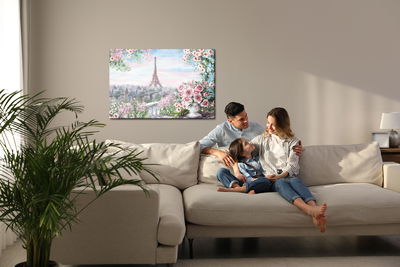 Ljuddämpande tavla - View from the balcony