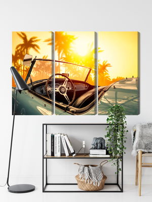 Ljuddämpande tavla - View from the car