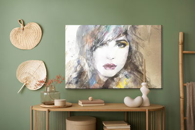 Ljuddämpande tavla - A portrait of a woman