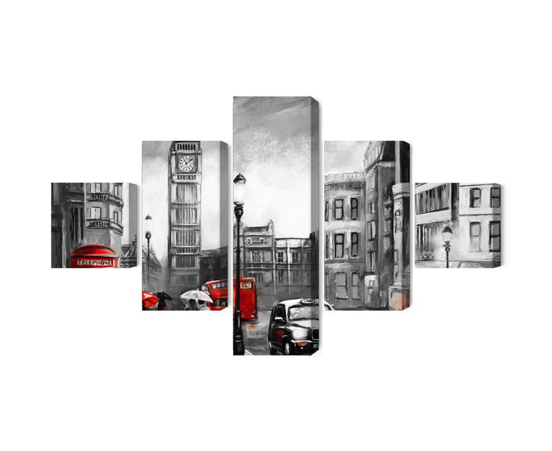 Ljuddämpande tavla - London street view