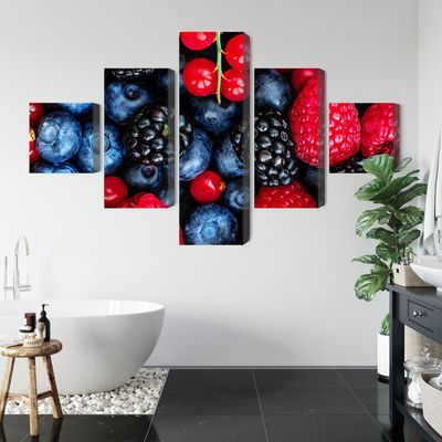 Ljuddämpande tavla - Forest fruits on a macro