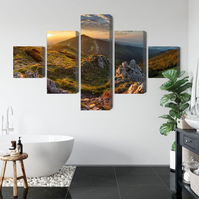 Ljuddämpande tavla - Bread mountain peak