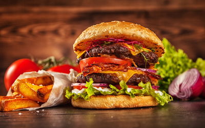 Ljuddämpande tavla - Homemade hamburger