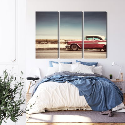 Ljuddämpande tavla - Old american retro car