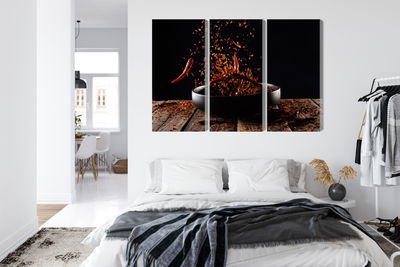 Ljuddämpande tavla - Cayenne pepper in flight