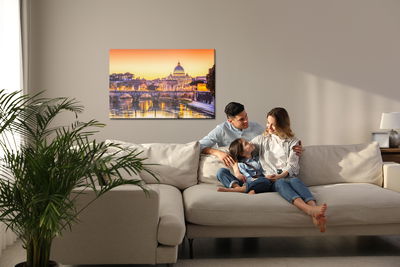 Ljuddämpande tavla - Rome in the evening