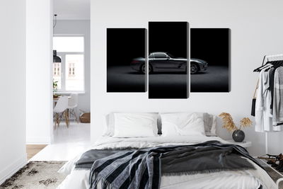 Ljuddämpande tavla - Sports car on a dark