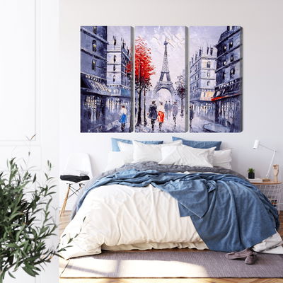 Ljuddämpande tavla - The view of the Paris street