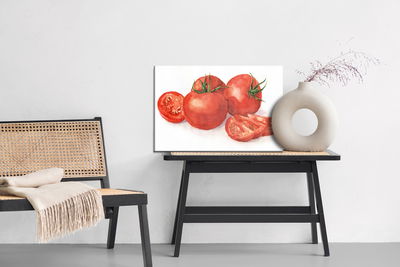 Ljuddämpande tavla - Tomatoes painted