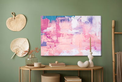 Ljuddämpande tavla - Abstract and colorful texture