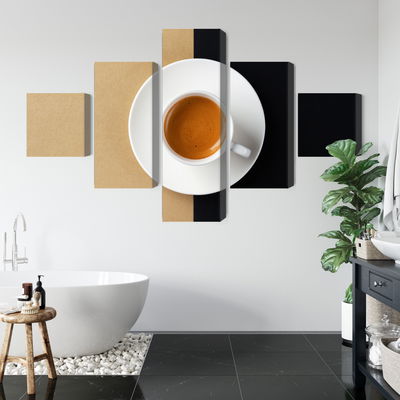 Ljuddämpande tavla - A cup of italian coffee