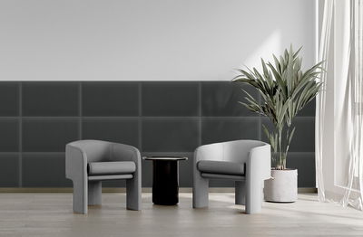 Rektangulær lydabsorber - fløjl