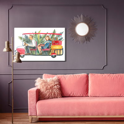 Ljuddämpande tavla - Hotel car