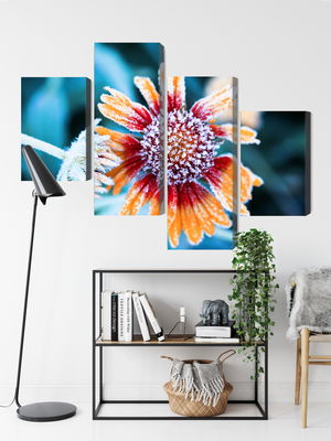 Ljuddämpande tavla - Rudbeckia flowers covered