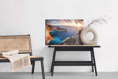 Ljuddämpande tavla - Sunset in greece