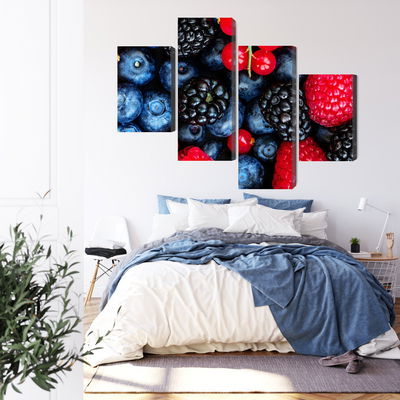 Ljuddämpande tavla - Forest fruits on a macro