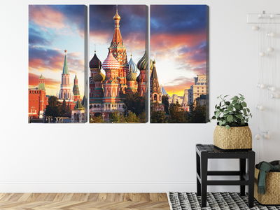Ljuddämpande tavla - Moscow view of the red