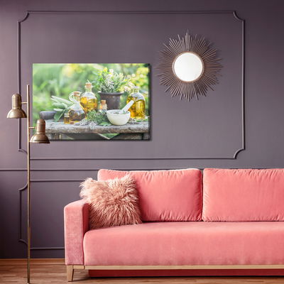 Ljuddämpande tavla - Natural oils with herbs