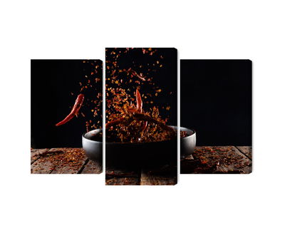 Ljuddämpande tavla - Cayenne pepper in flight