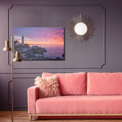 Ljuddämpande tavla - Sunset over the ocean