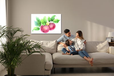 Ljuddämpande tavla - Apples painted