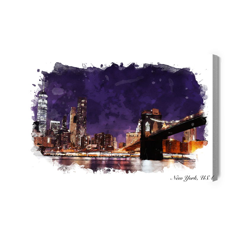 Ljuddämpande tavla - The brooklyn bridge