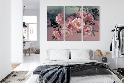 Ljuddämpande tavla - Bouquet of flowers