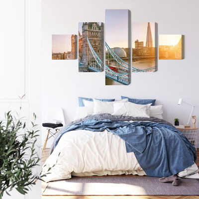 Ljuddämpande tavla - Tower bridge at sunrise