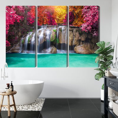 Ljuddämpande tavla - A waterfall in the deep