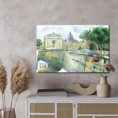 Ljuddämpande tavla - Rome as painted