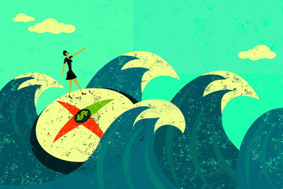 Ljuddämpande tavla - Woman on the dial among