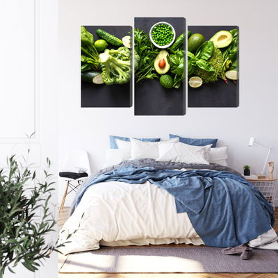 Ljuddämpande tavla - Green vegetables
