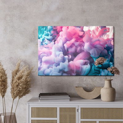 Ljuddämpande tavla - Colorful abstract paint