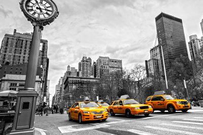 Ljuddämpande tavla - Yellow taxis in New York city