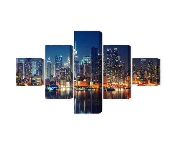 Ljuddämpande tavla - Panoramic view of manhattan