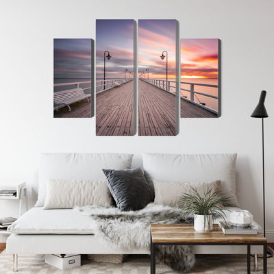 Ljuddämpande tavla - The pier in gdynia orlowo