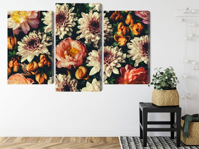 Ljuddämpande tavla - Variety of colorful 3d