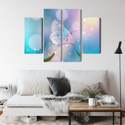 Ljuddämpande tavla - A delicate butterfly