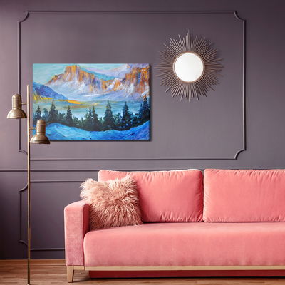 Ljuddämpande tavla - Colorado mountain landscape